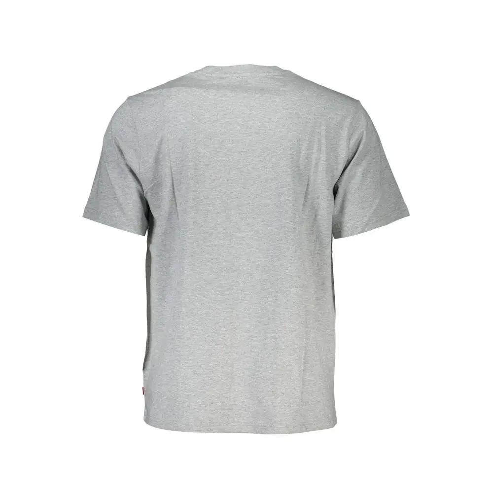 Levi's Grigio Cotton Men T-Shirt by Levi's