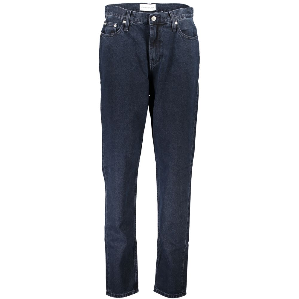 Mom jean Calvin Klein femme en coton bleu – CA-25248