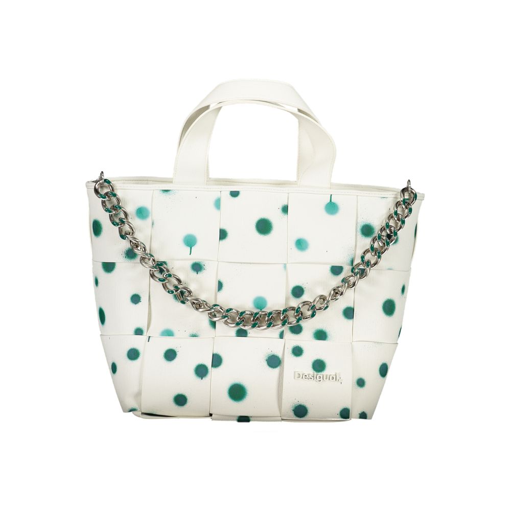Sac à main Desigual femme en polyuréthane blanc – DE-28956