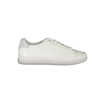 Baskets Calvin Klein femme en cuir blanc – CA-26827