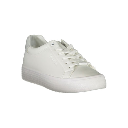 Baskets Calvin Klein femme en cuir blanc – CA-26827