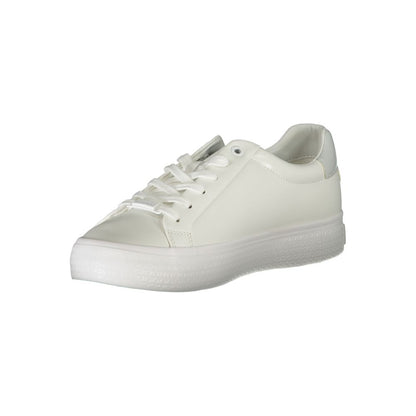 Baskets Calvin Klein femme en cuir blanc – CA-26827