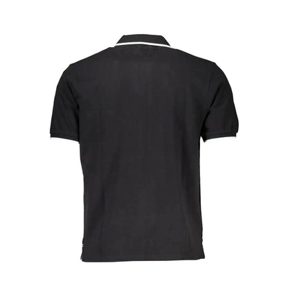 North Sails Black Cotton Men Polo Shirt by North Sails