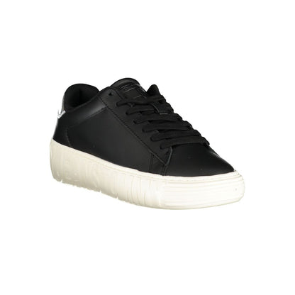 Baskets Tommy Hilfiger femme en cuir noir – TO-25023