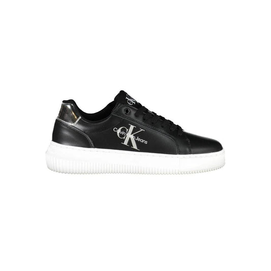 Calvin Klein Nero Leather Women Sneaker