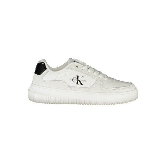 Calvin Klein White Leather Women Sneaker