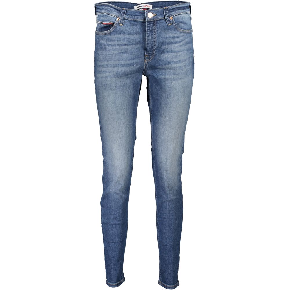 Jean Tommy Hilfiger femme skinny en coton bleu – TO-25204