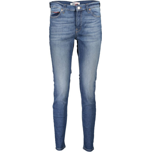 Jean Tommy Hilfiger femme skinny en coton bleu – TO-25204