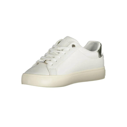Calvin Klein Bianco Pelle Women Sneaker