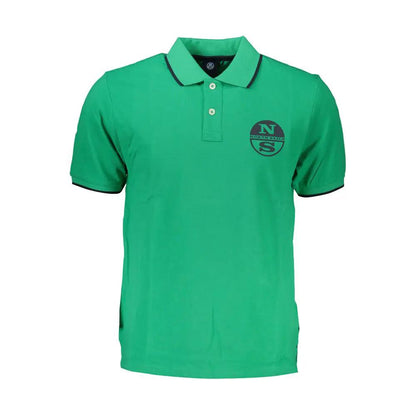 North Sails Verde Cotton Men Polo Shirt by North Sails