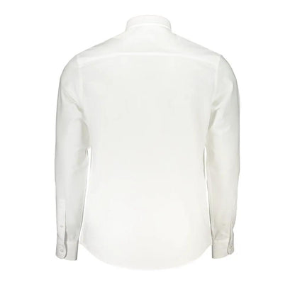 North Sails White Cotton Men's Shirt by North Sails