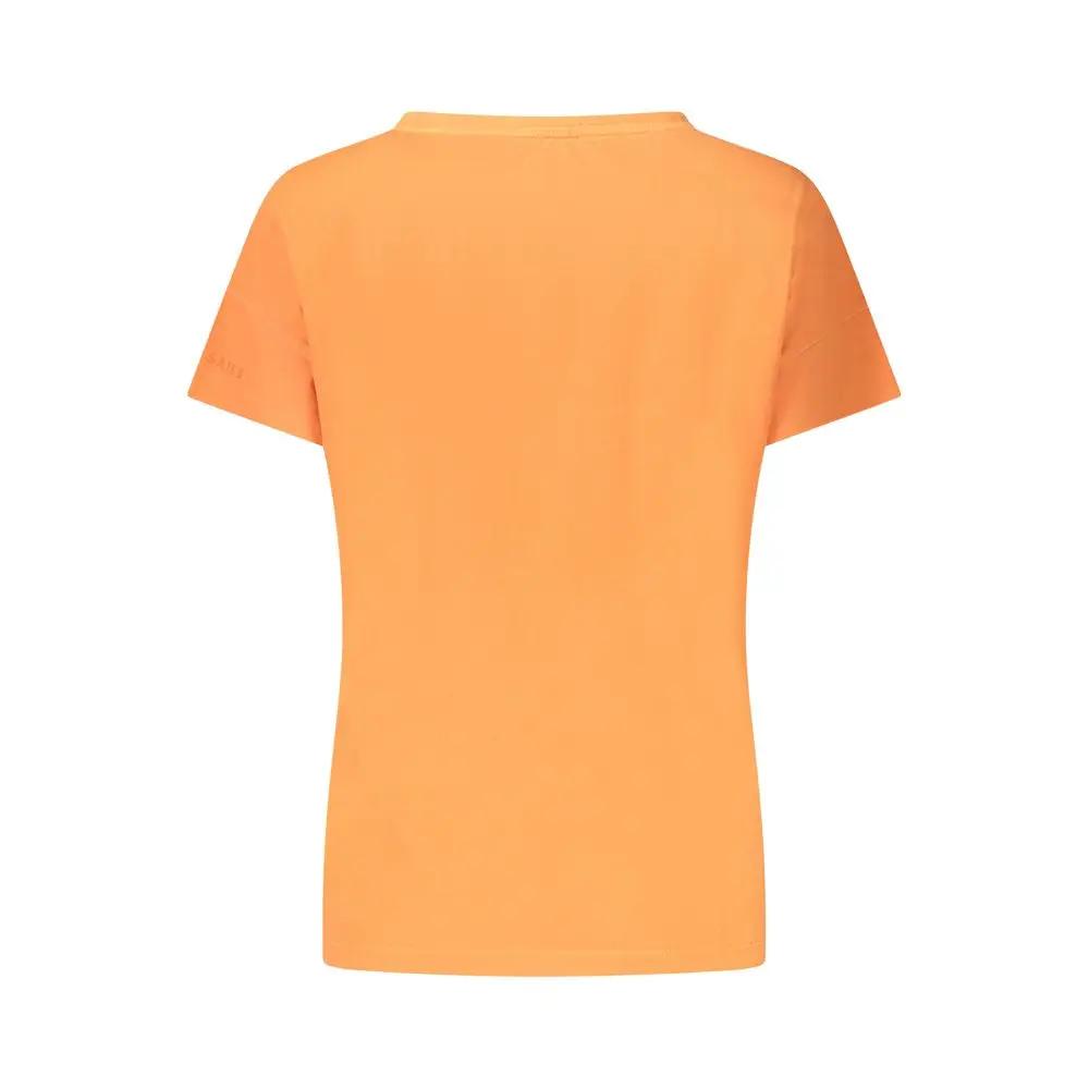 North Sails Arancione Cotton Women T-Shirt by North Sails
