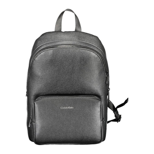 Calvin Klein Nero Poliuretano Men Backpack by Calvin Klein