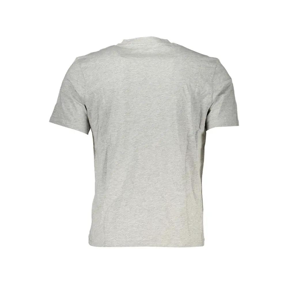 North Sails Gray Cotton Men T-Shirt by North Sails