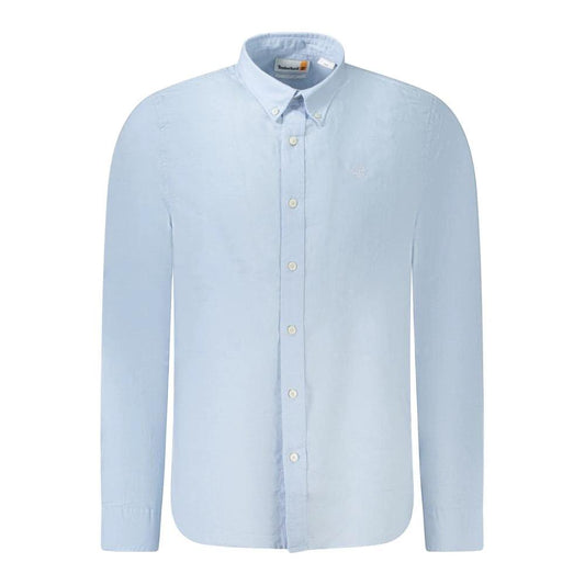 Timberland Azzurro Linen Men's Shirt by Timberland