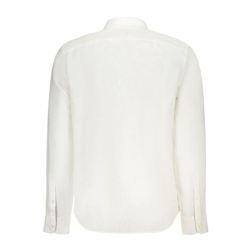 Timberland White Linen Men's Shirt by Timberland