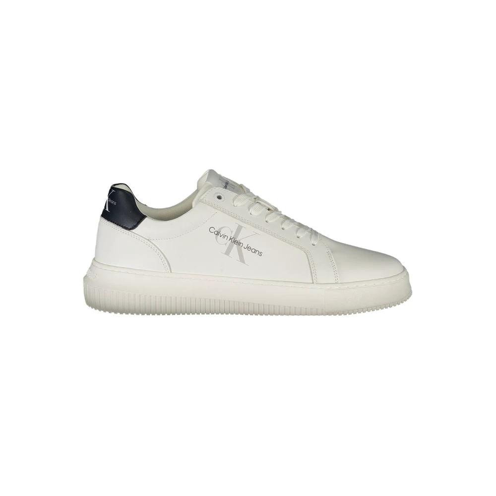 Calvin Klein Bianco Leather Men Sneaker by Calvin Klein