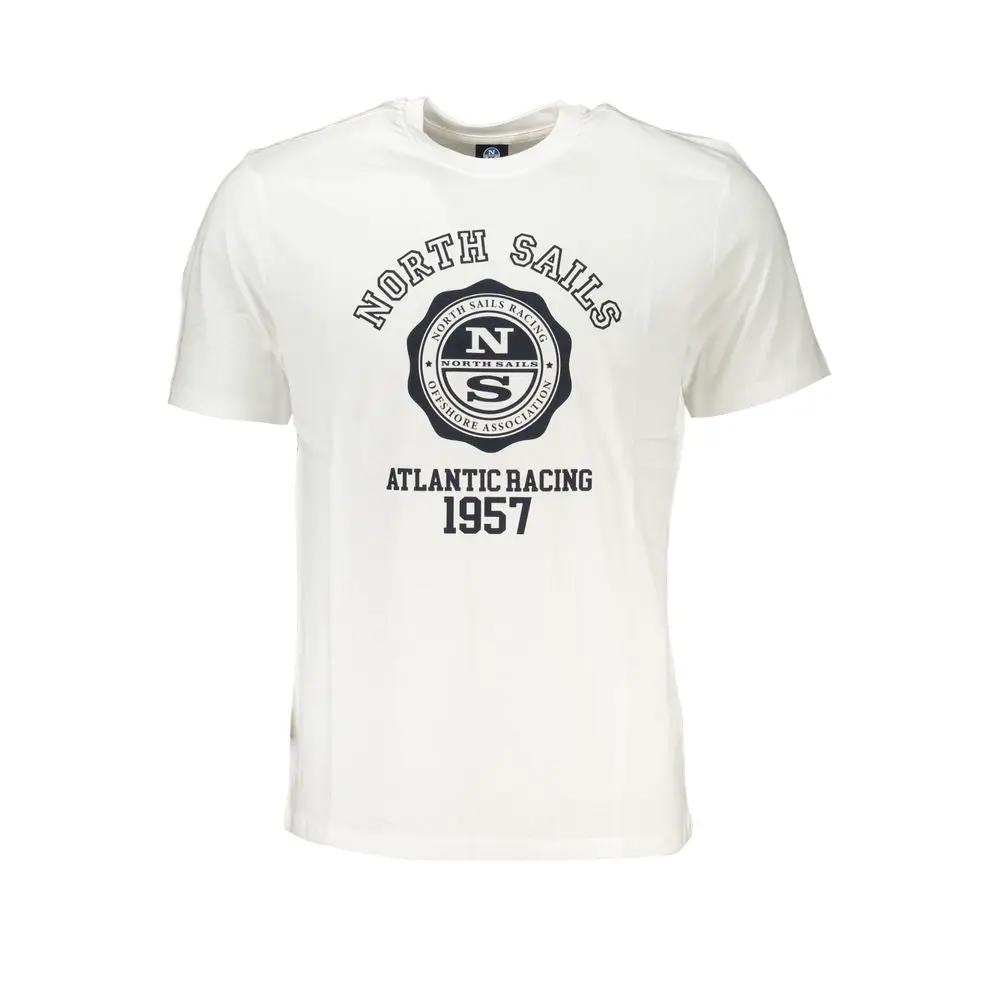 North Sails Bianco Cotton Men T-Shirt by North Sails