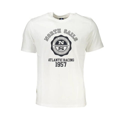 North Sails Bianco Cotton Men T-Shirt by North Sails