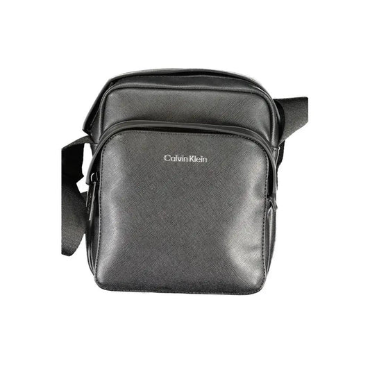 Calvin Klein Black Polyester Men's Shoulder Bag by Calvin Klein