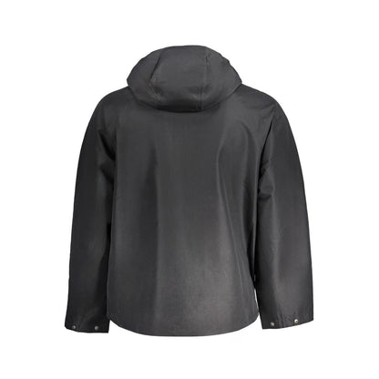 Veste coupe-vent Calvin Klein homme à capuche en polyester noir – CA-32310