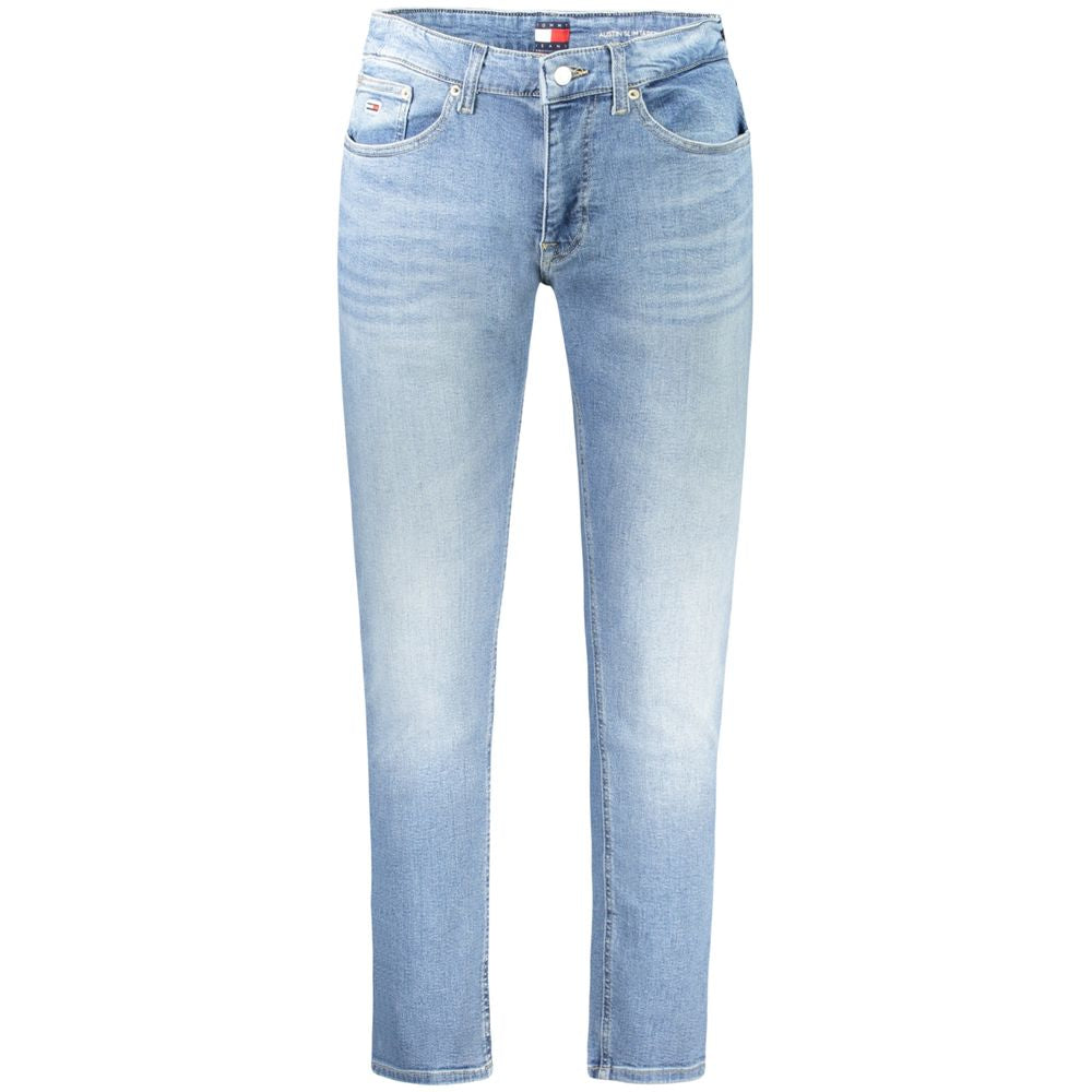 Jean Tommy Hilfiger homme Austin slim fuselé en coton bleu clair – TO-35365