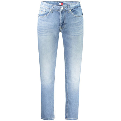 Jean Tommy Hilfiger homme Austin slim fuselé en coton bleu clair – TO-35365