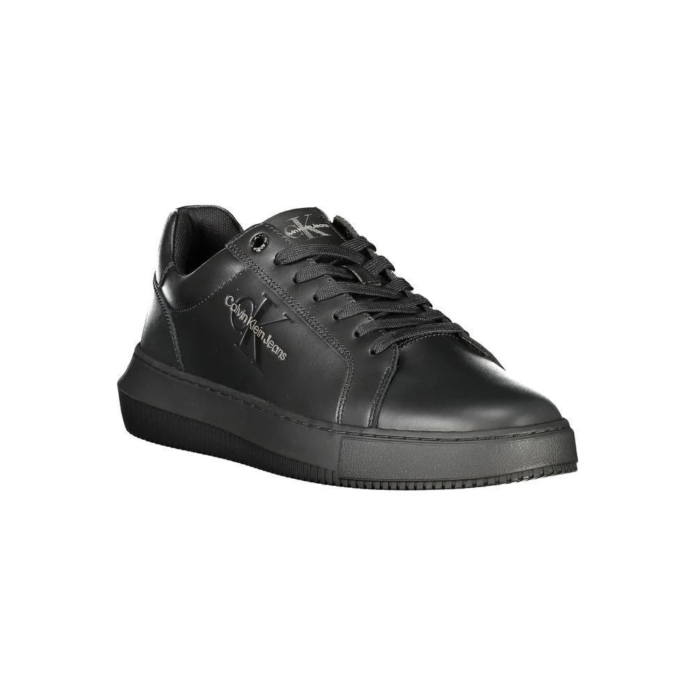 Calvin Klein Black Leather Men Sneaker