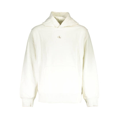 Sweat à capuche Calvin Klein homme en coton blanc – CA-17458