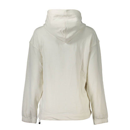 Sweat à capuche Calvin Klein femme en coton blanc – CA-19023
