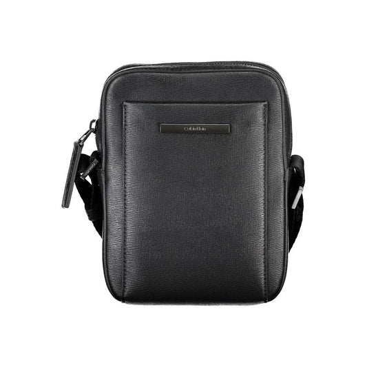 Calvin Klein Black Polyurethane Men Shoulder Bag by Calvin Klein