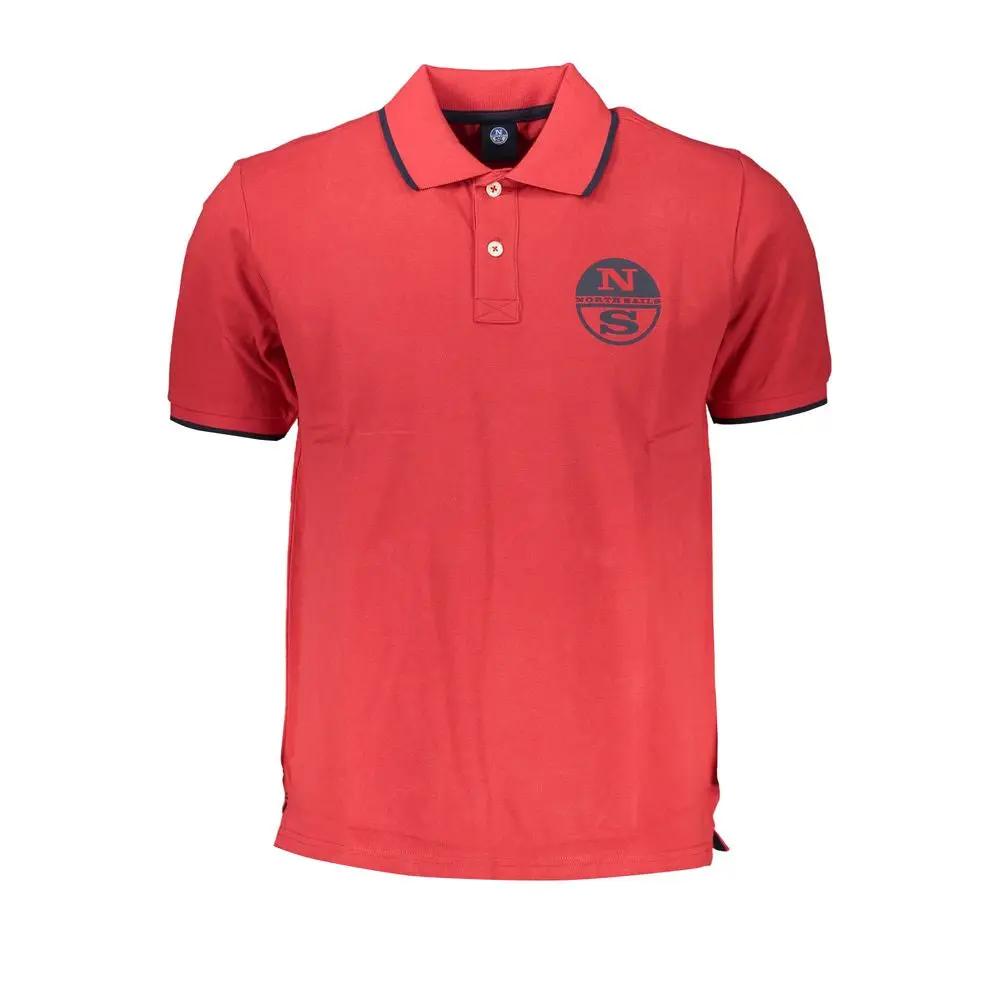North Sails Rosso Cotton Men Polo by North Sails