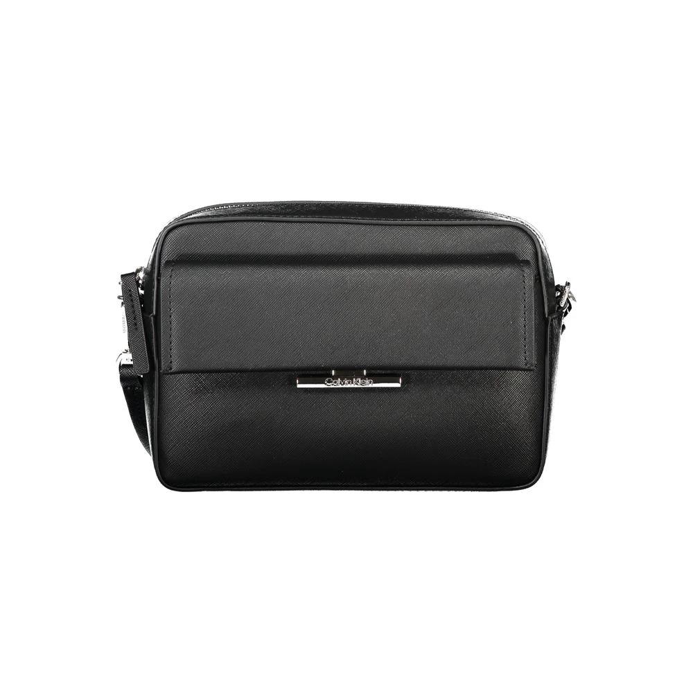 Calvin Klein Black Polyurethane Women's Shoulder Bag by Calvin Klein