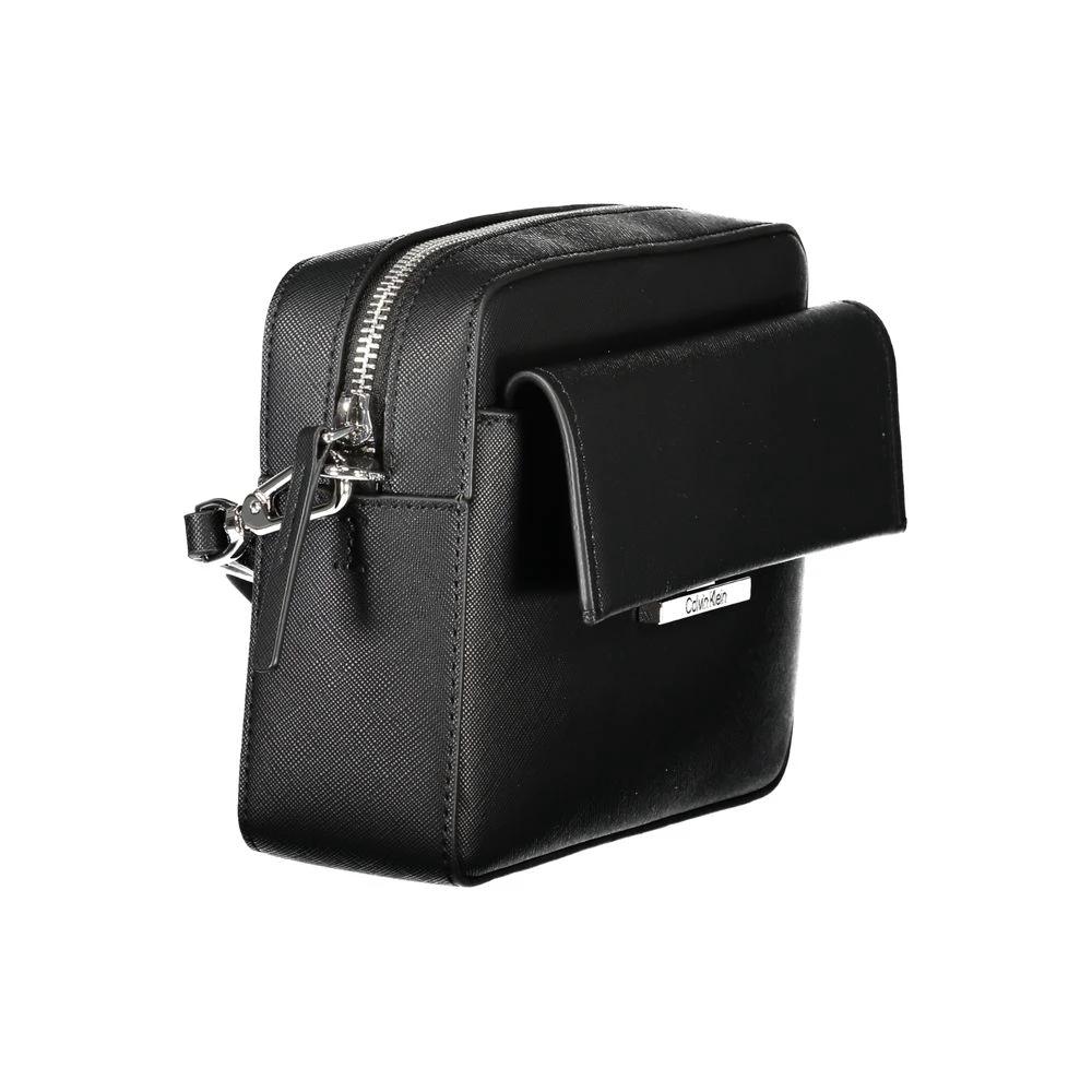 Calvin Klein Black Polyurethane Women's Shoulder Bag by Calvin Klein