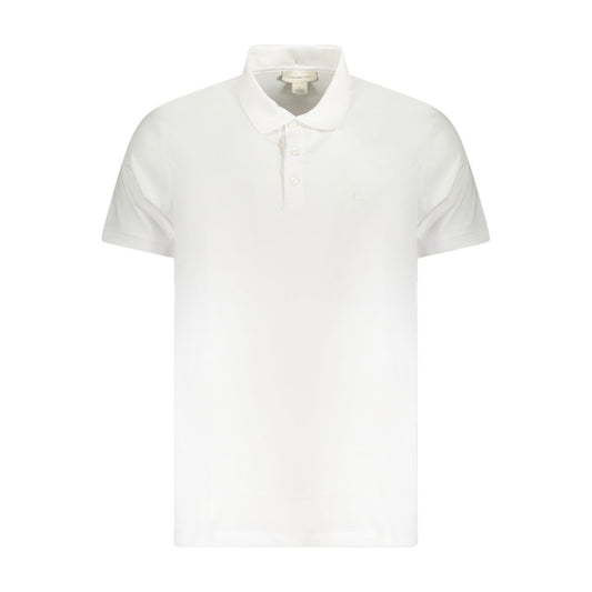 Calvin Klein White Cotton Men Polo