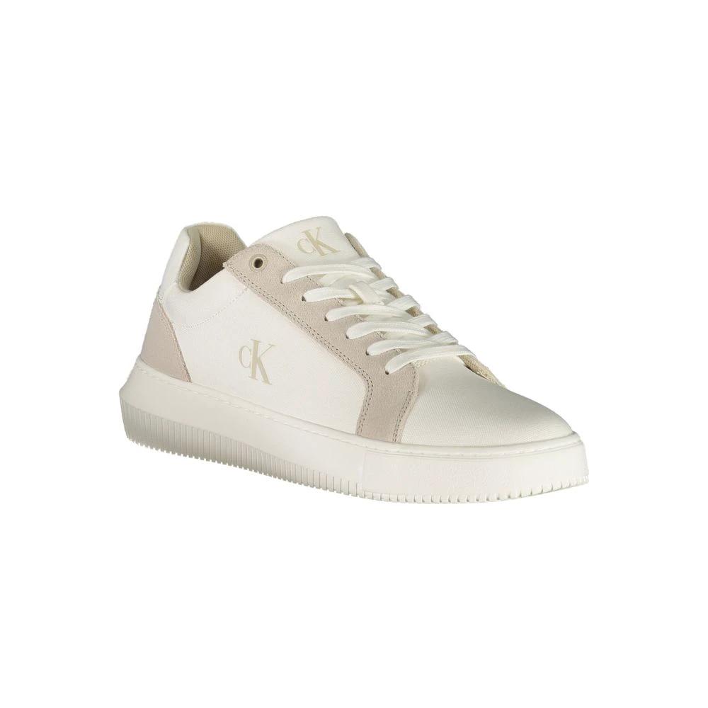 Calvin Klein White Polyurethane Men's Sneaker by Calvin Klein