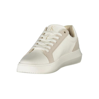 Calvin Klein White Polyurethane Men's Sneaker by Calvin Klein