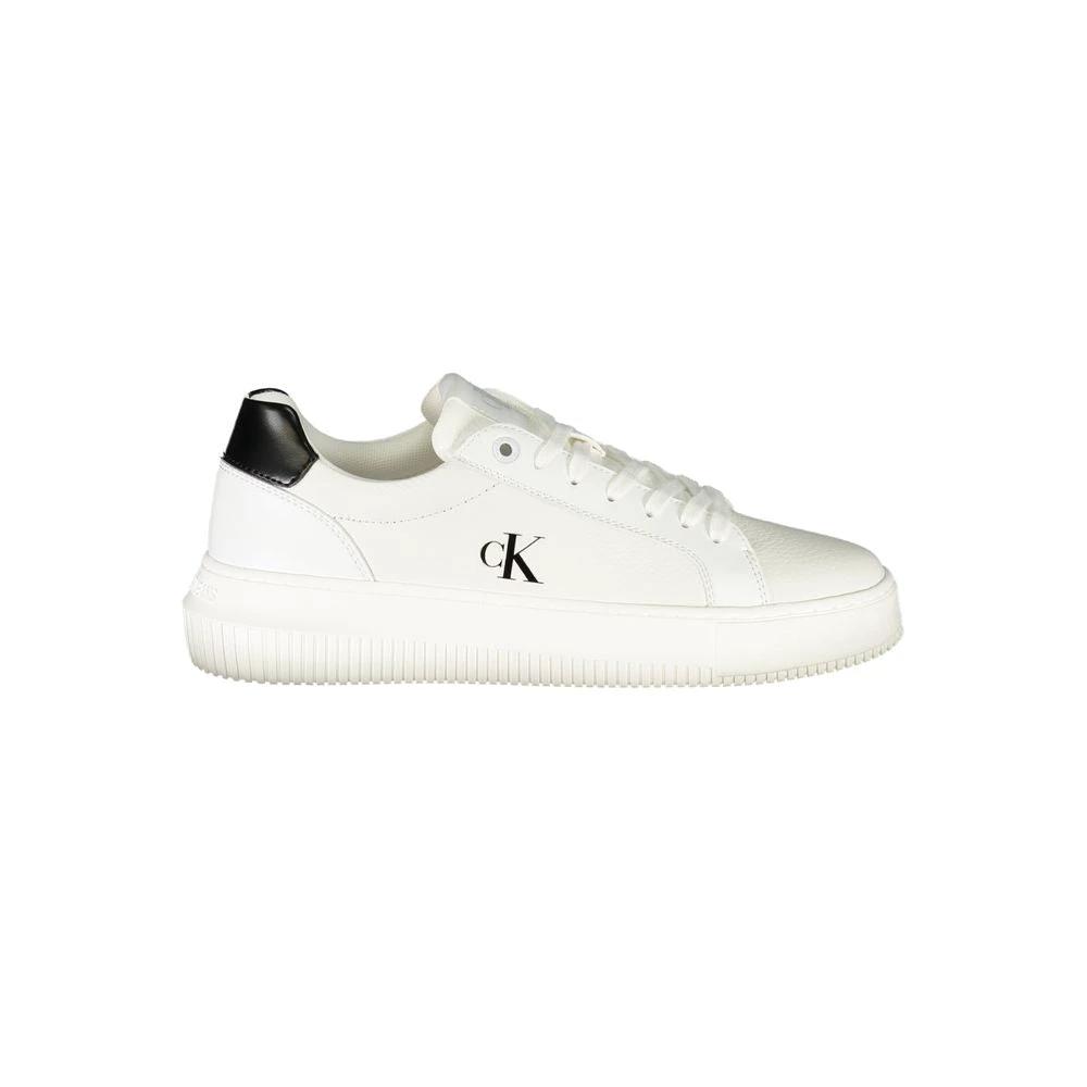 Calvin Klein Bianco Polyurethane Women Sneaker by Calvin Klein