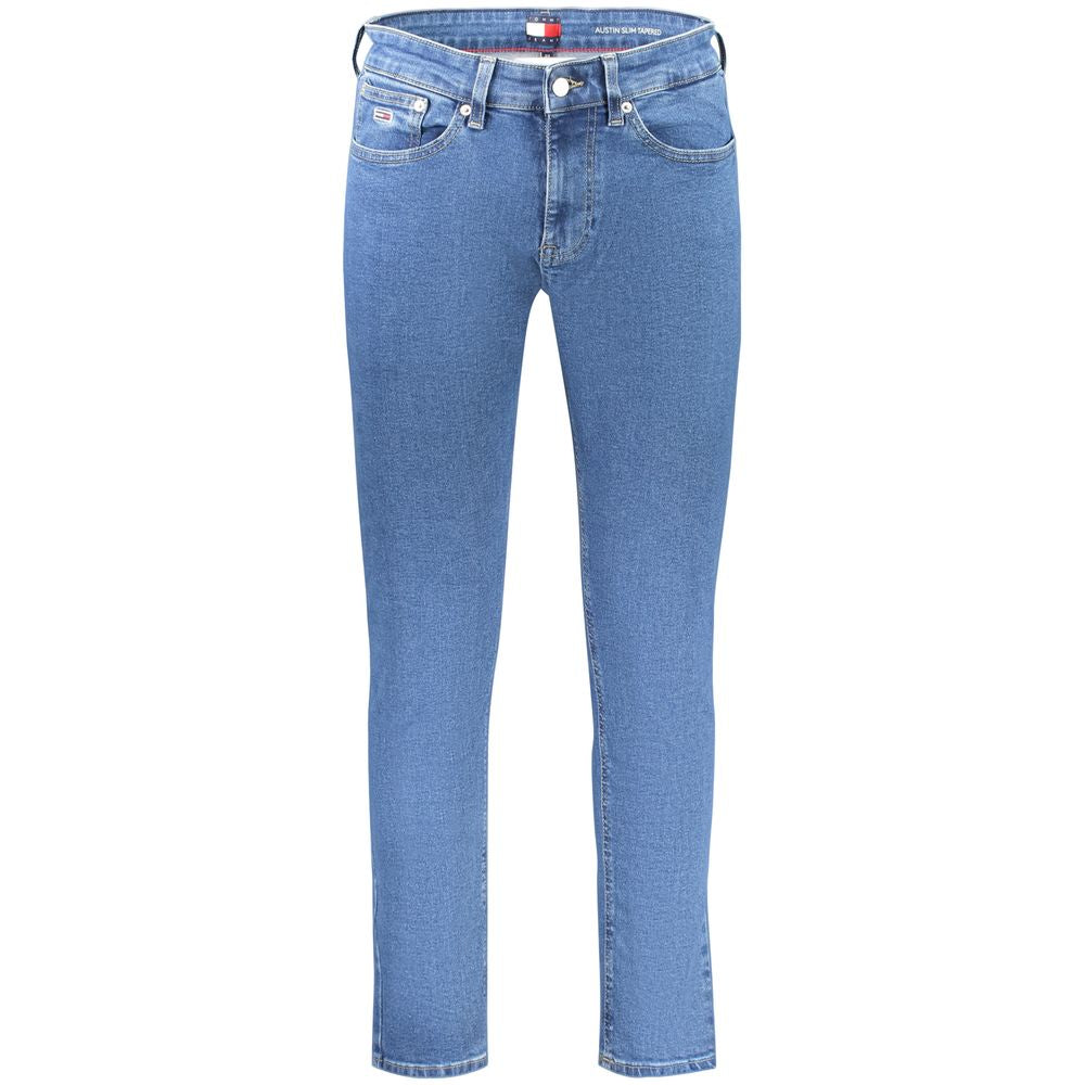 Jean Tommy Hilfiger homme Austin slim fuselé en coton bleu – TO-38435