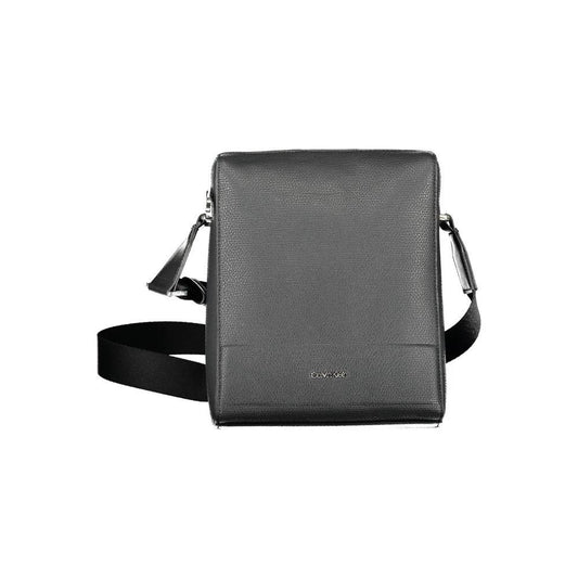 Calvin Klein Black Polyurethane Men Shoulder Bag by Calvin Klein
