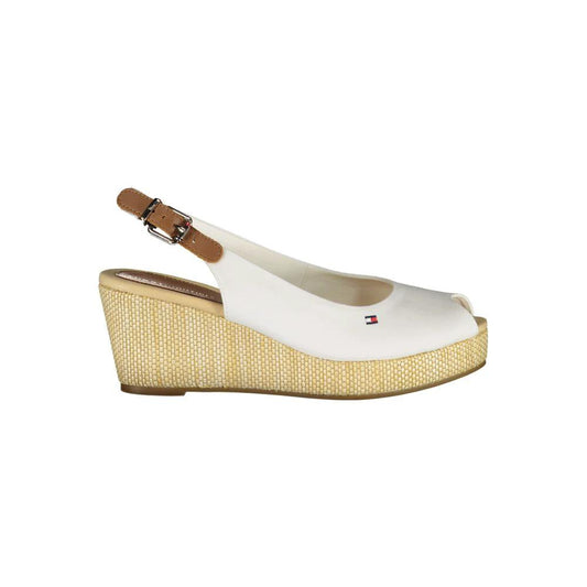 Tommy Hilfiger White Polyester Women Sandal by Tommy Hilfiger