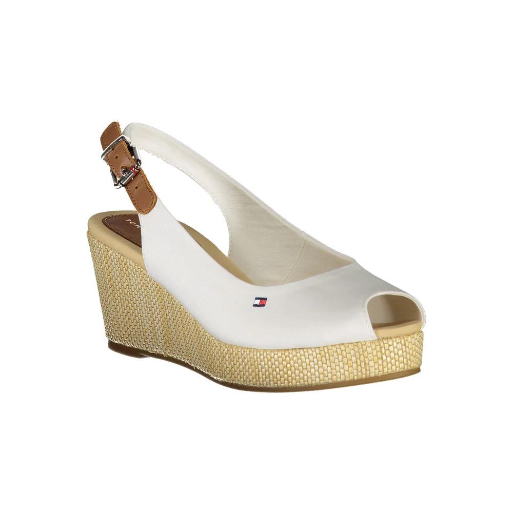 Tommy Hilfiger White Polyester Women Sandal by Tommy Hilfiger