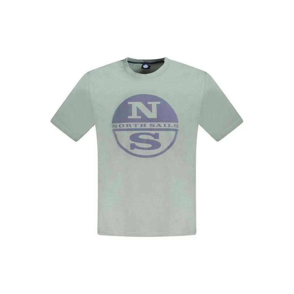 North Sails Verde Cotton Men T-Shirt by North Sails