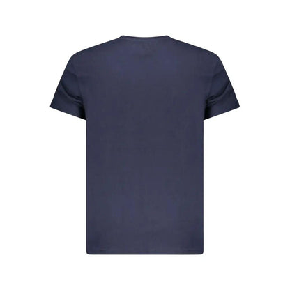 Tommy Hilfiger Blue Cotton Men T-Shirt by Tommy Hilfiger