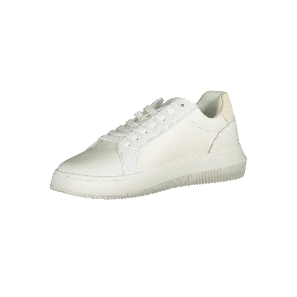 Calvin Klein White Polyurethane Men's Sneaker