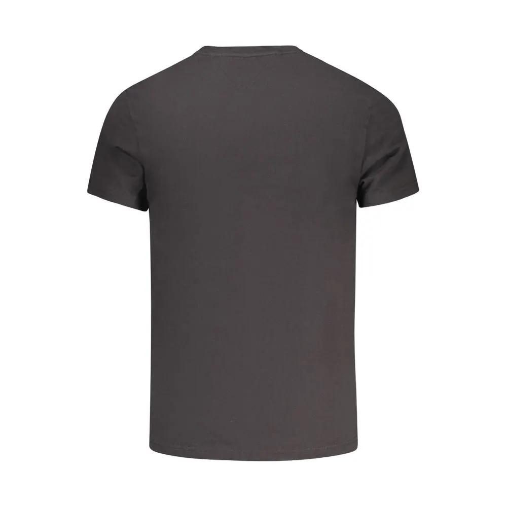 Tommy Hilfiger Black Cotton Men's T-Shirt by Tommy Hilfiger