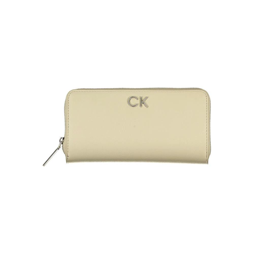 Calvin Klein Beige Polyurethane Women Wallet by Calvin Klein