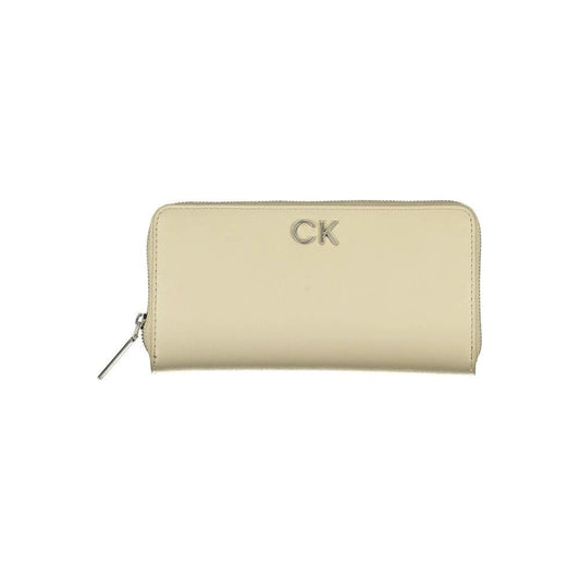 Calvin Klein Beige Polyurethane Women Wallet