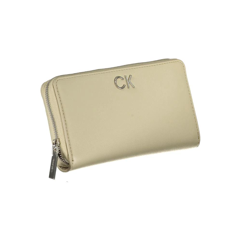 Calvin Klein Beige Polyurethane Women Wallet by Calvin Klein