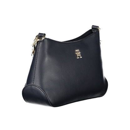 Tommy Hilfiger Blue Polyester Women Shoulder Bag